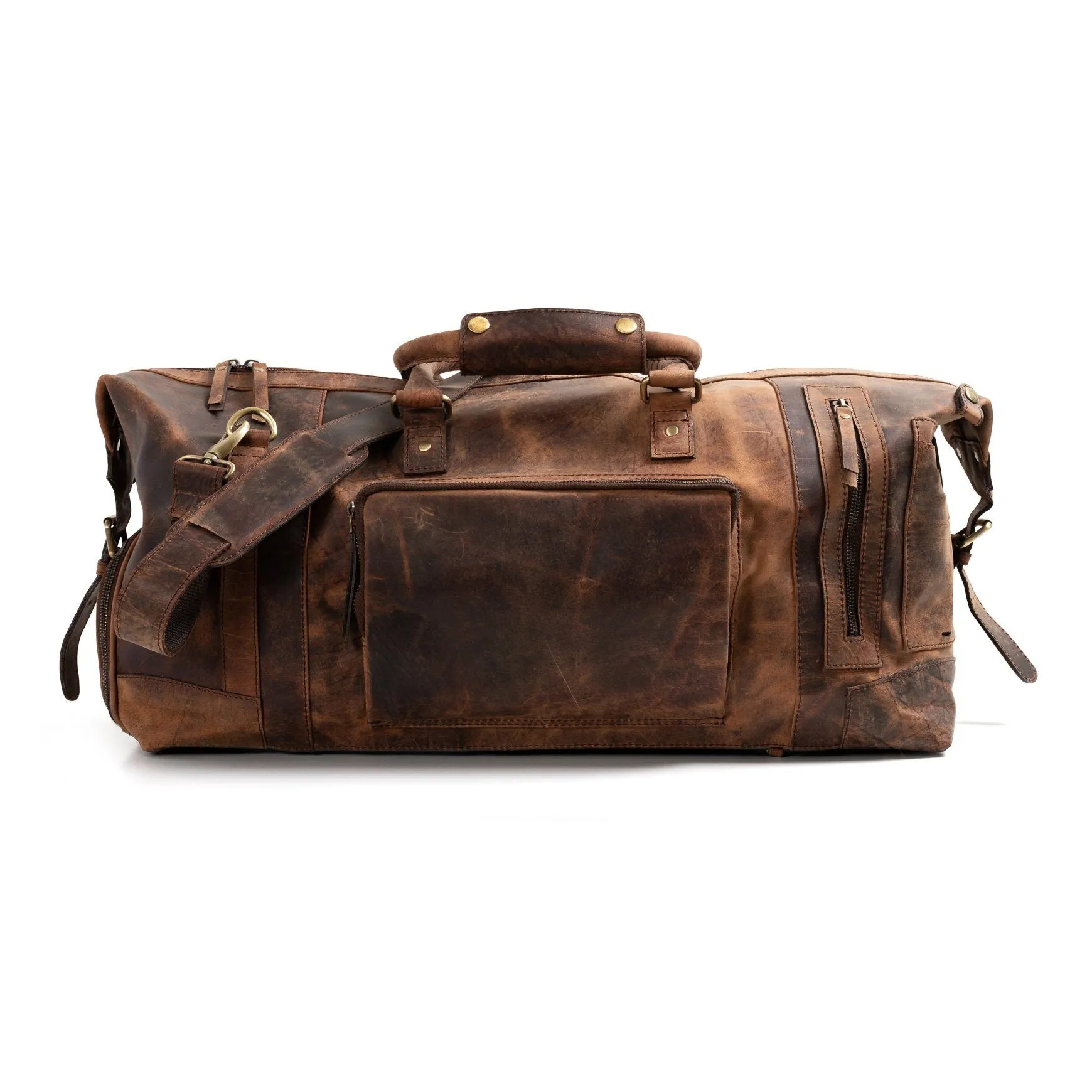 Leather Duffle Bag - ORLANDO