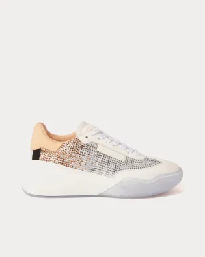 Loop Lace-up Crystal Degradé Smoked Topaz Low Top Sneakers