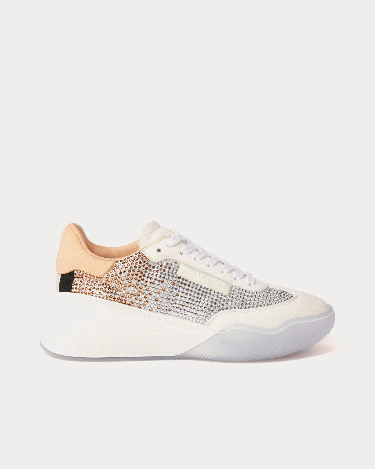Loop Lace-up Crystal Degradé Smoked Topaz Low Top Sneakers