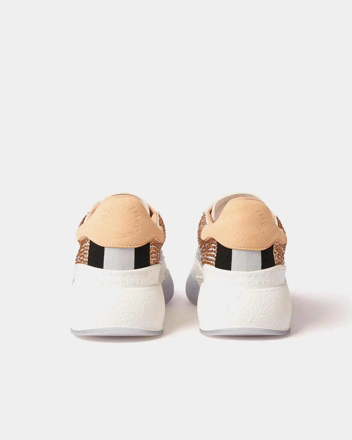 Loop Lace-up Crystal Degradé Smoked Topaz Low Top Sneakers