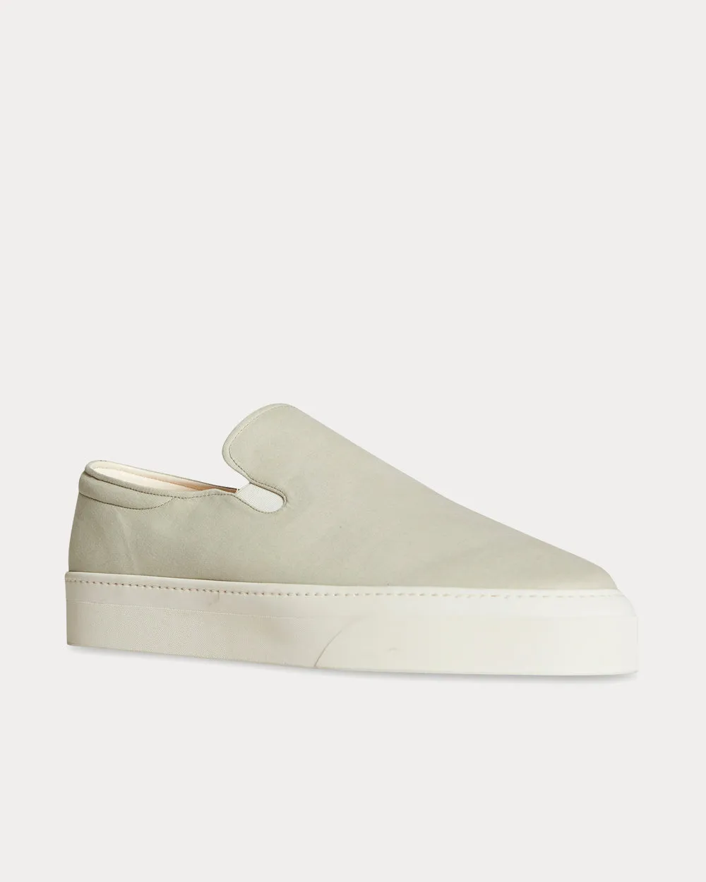 Marie H Canvas Stone Slip On Sneakers