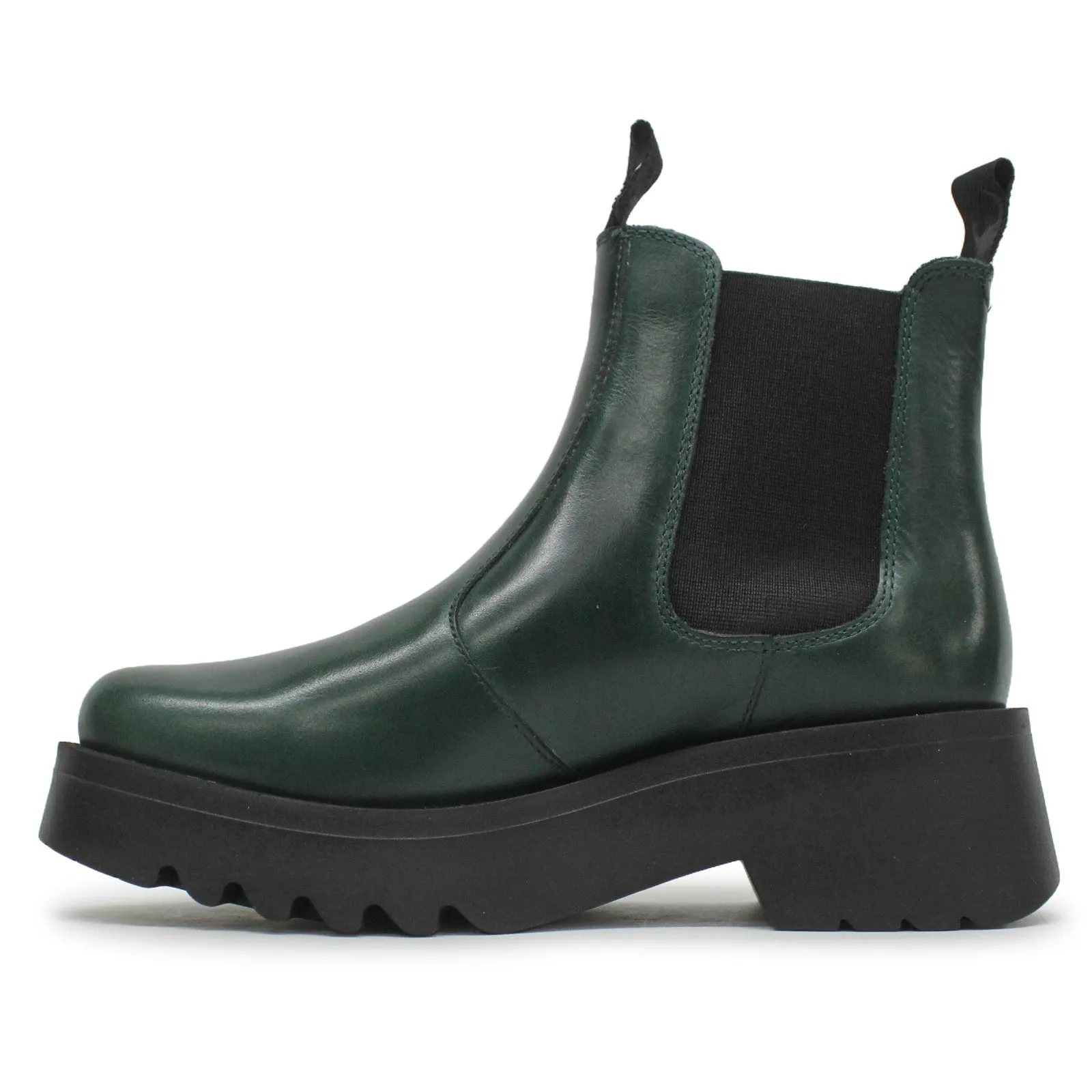Medi789Fly Rug Leather Women's Chelsea Boots