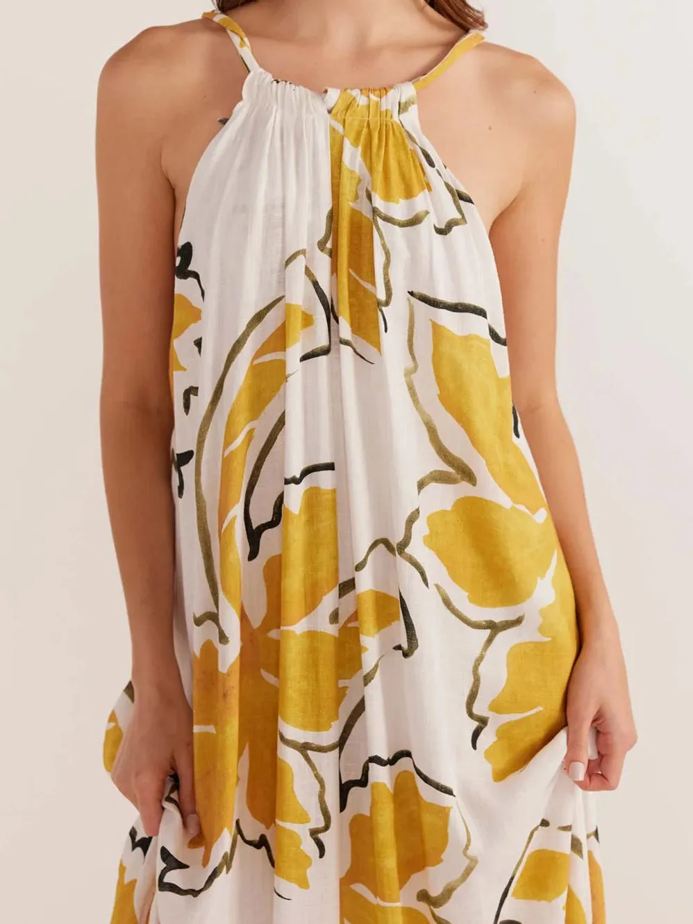 MINKPINK ZURI HALTER MAXI DRESS