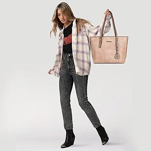 Montana West Totes Large Purse Shoulder Handbag with Wallet Set for Women 3 Pcs MWC3-G053PK2