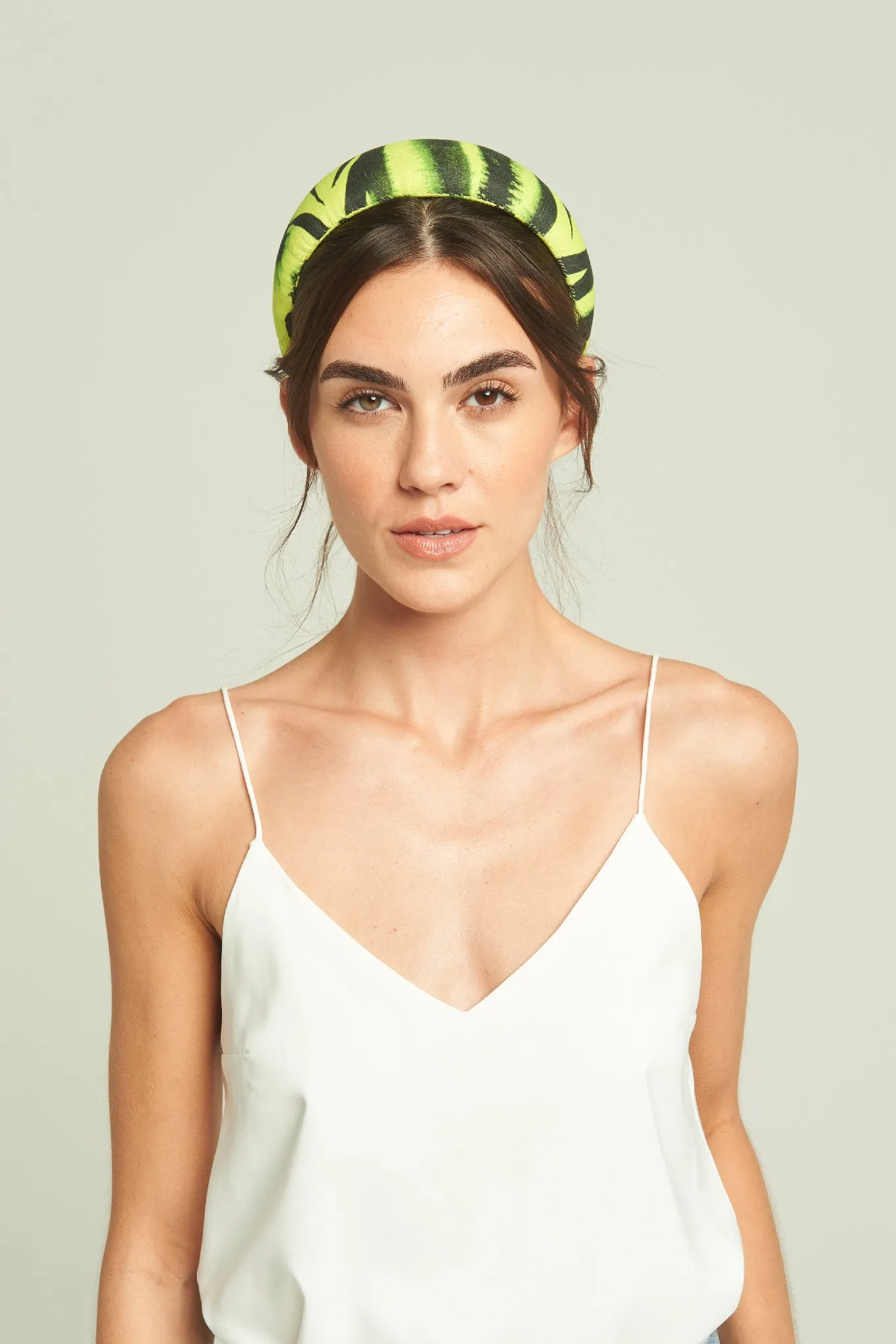 Neon Zebra Chunky Headband