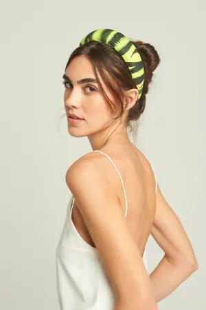Neon Zebra Chunky Headband