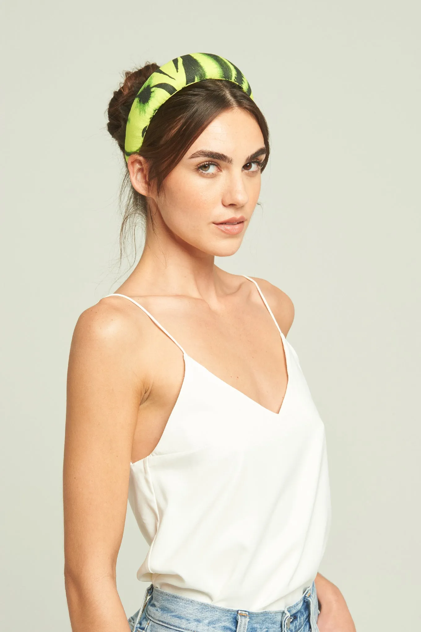 Neon Zebra Chunky Headband
