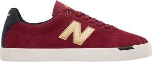 New Balance Numeric 22 'Red Gold' Sneakers, Red