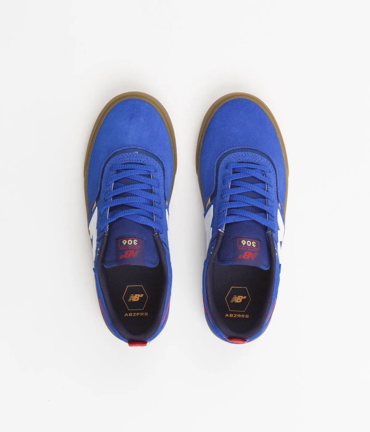 New Balance Numeric 306 Jamie Foy Shoes - Blue / Yellow