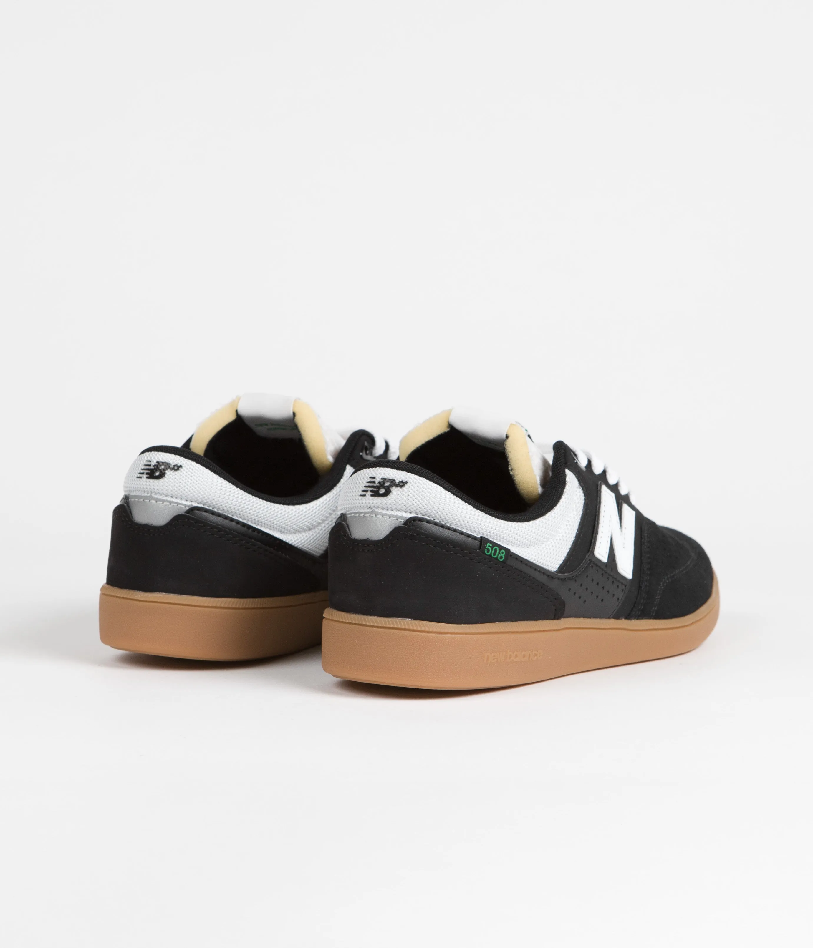 New Balance Numeric 508 Brandon Westgate Shoes - Black / White / Gum
