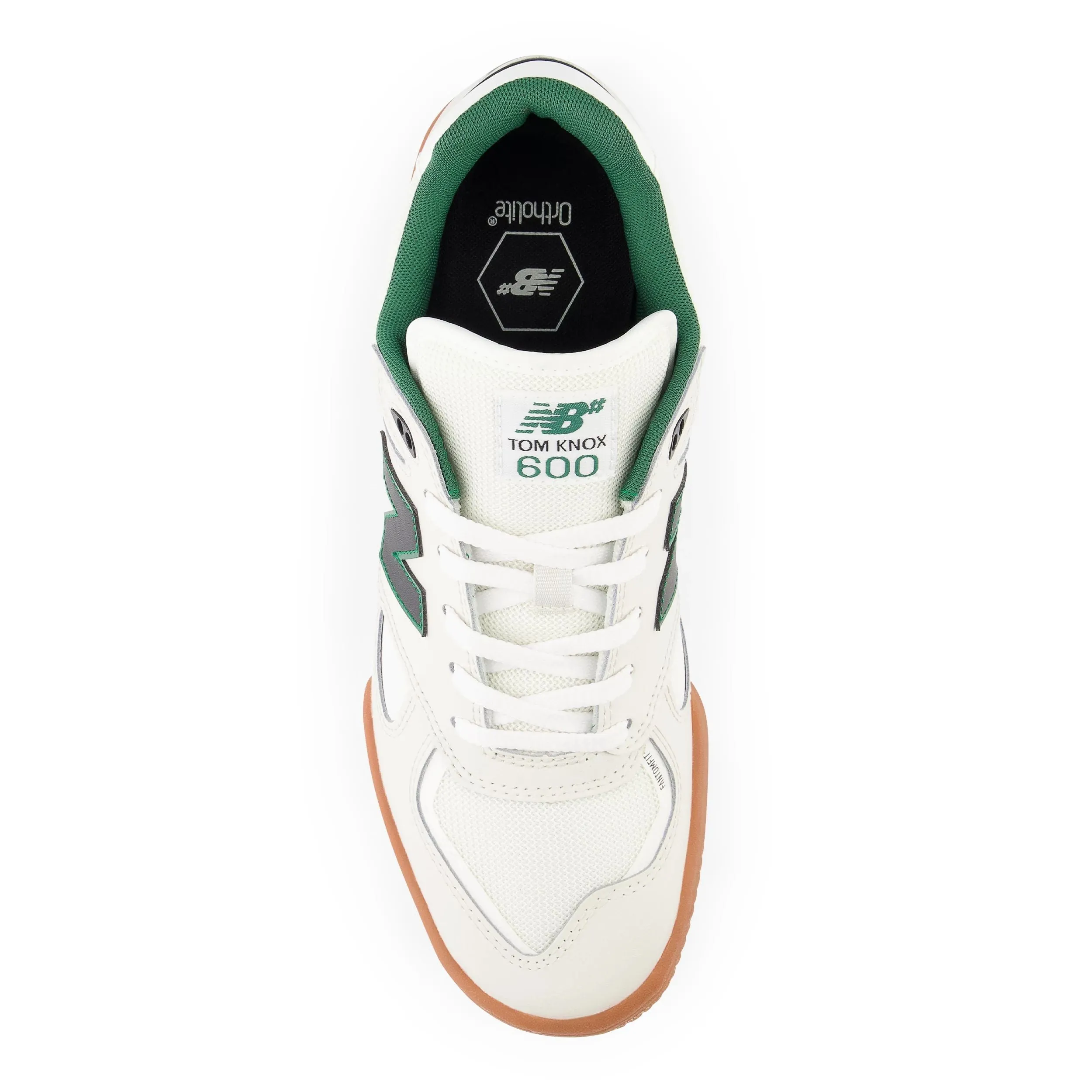 New Balance Numeric 600 Tom Knox Skateboard Shoe - White/Gum