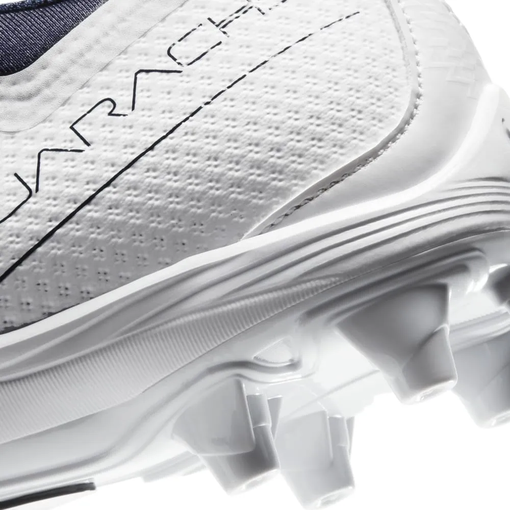 Nike Alpha Huarache 7 Varsity Low White/Navy Blue Lacrosse Cleats