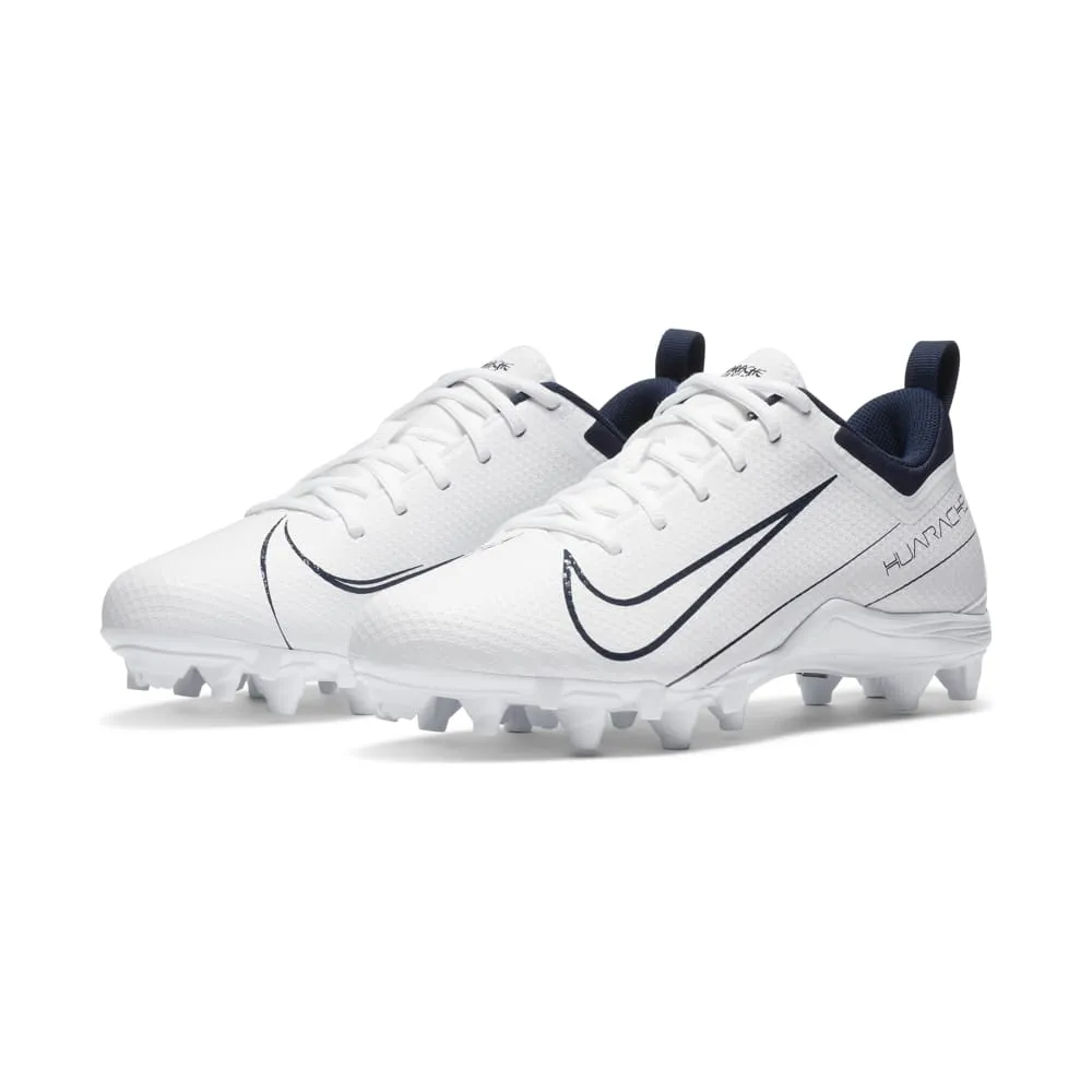 Nike Alpha Huarache 7 Varsity Low White/Navy Blue Lacrosse Cleats