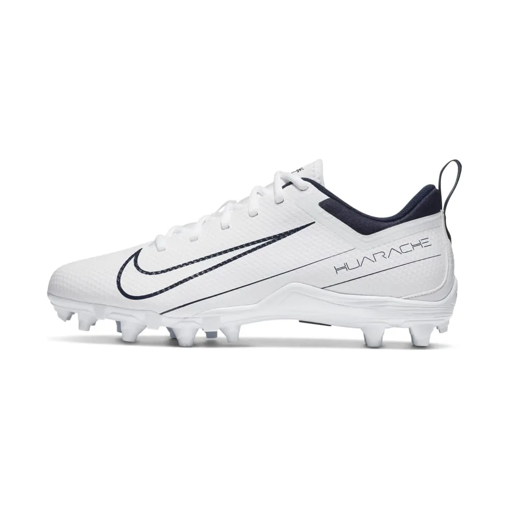 Nike Alpha Huarache 7 Varsity Low White/Navy Blue Lacrosse Cleats