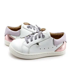 Old Soles Girl's 6153 Quest Sneakers - Snow/Lilium/Pink Frost
