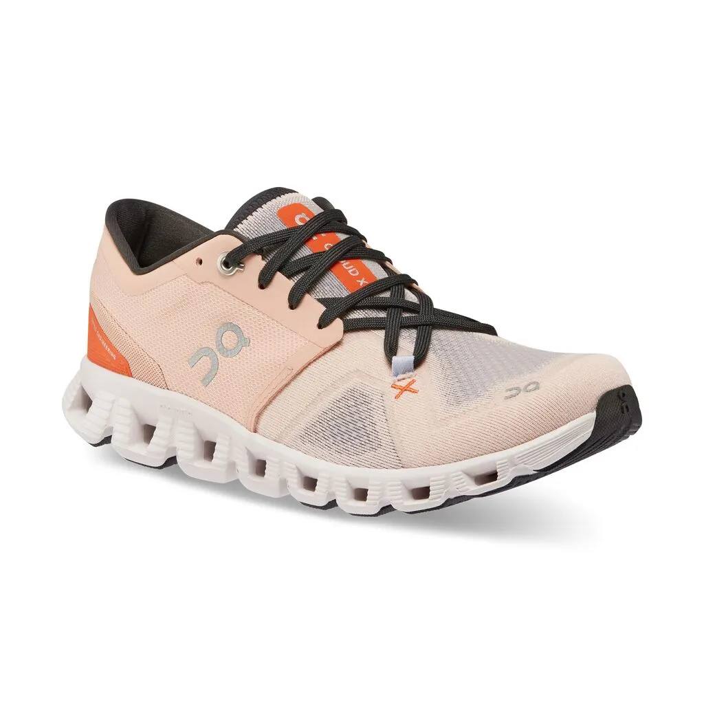 On Running Women's Cloud X 3 in Rose Sand