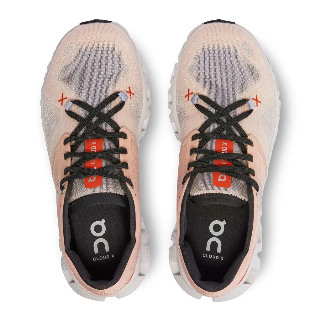 On Running Women's Cloud X 3 in Rose Sand