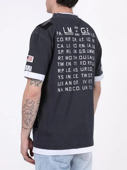 Palm Angels Mermaid Double Layer Tee