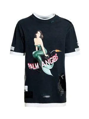 Palm Angels Mermaid Double Layer Tee