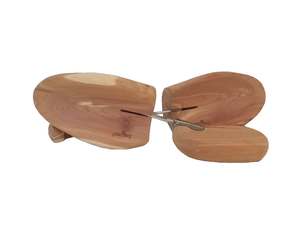 Pedag Jazz Cedar Wooden Shoe Trees For Mens And Womens Walking Shoes Size 42-43 Made In Germany