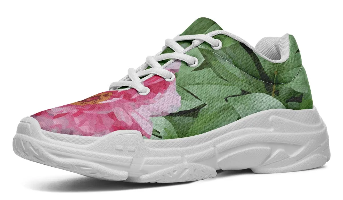 Peony Garden Chunky Sneakers