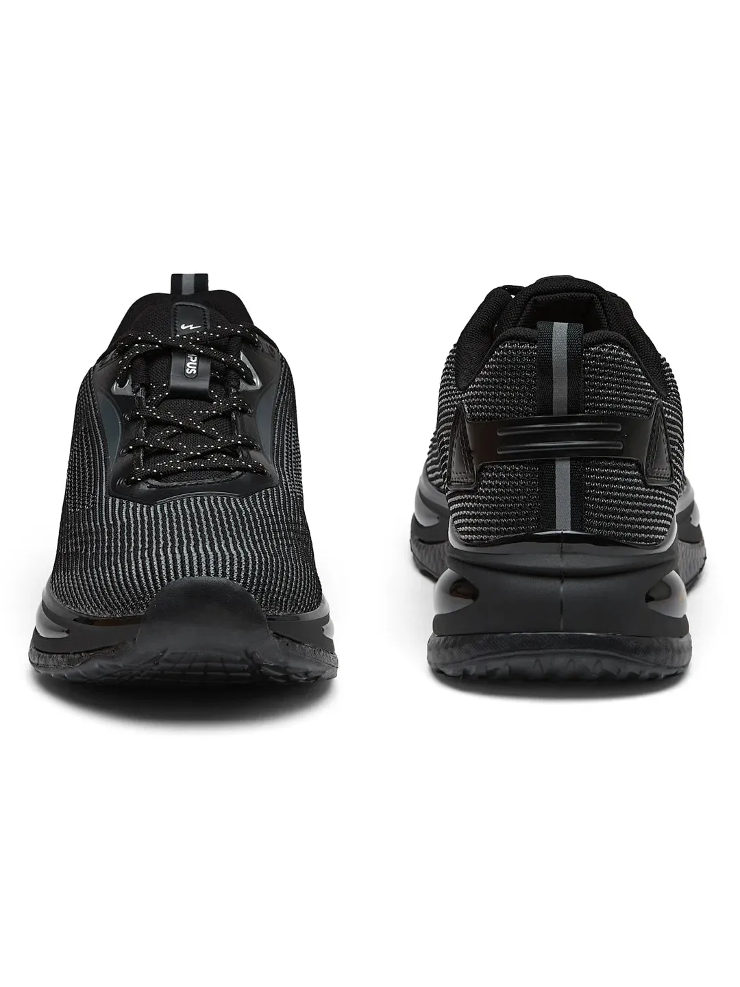 PREXTON Black Men's Running Shoes