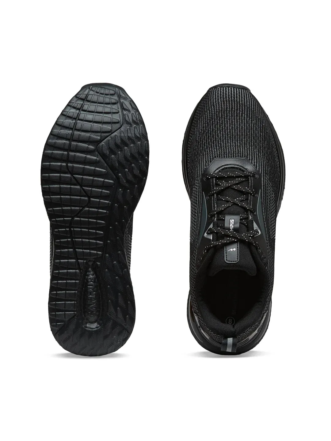 PREXTON Black Men's Running Shoes