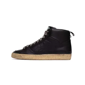 Puma Mens Suede Mid Rhuigi Shoes 'Black'