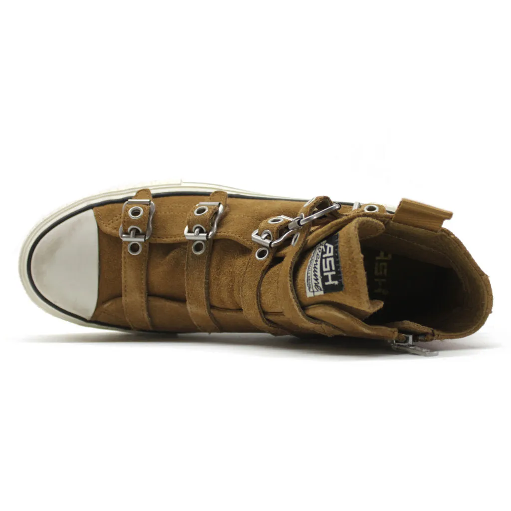 Rainbow Suede Women's High Top Trainers