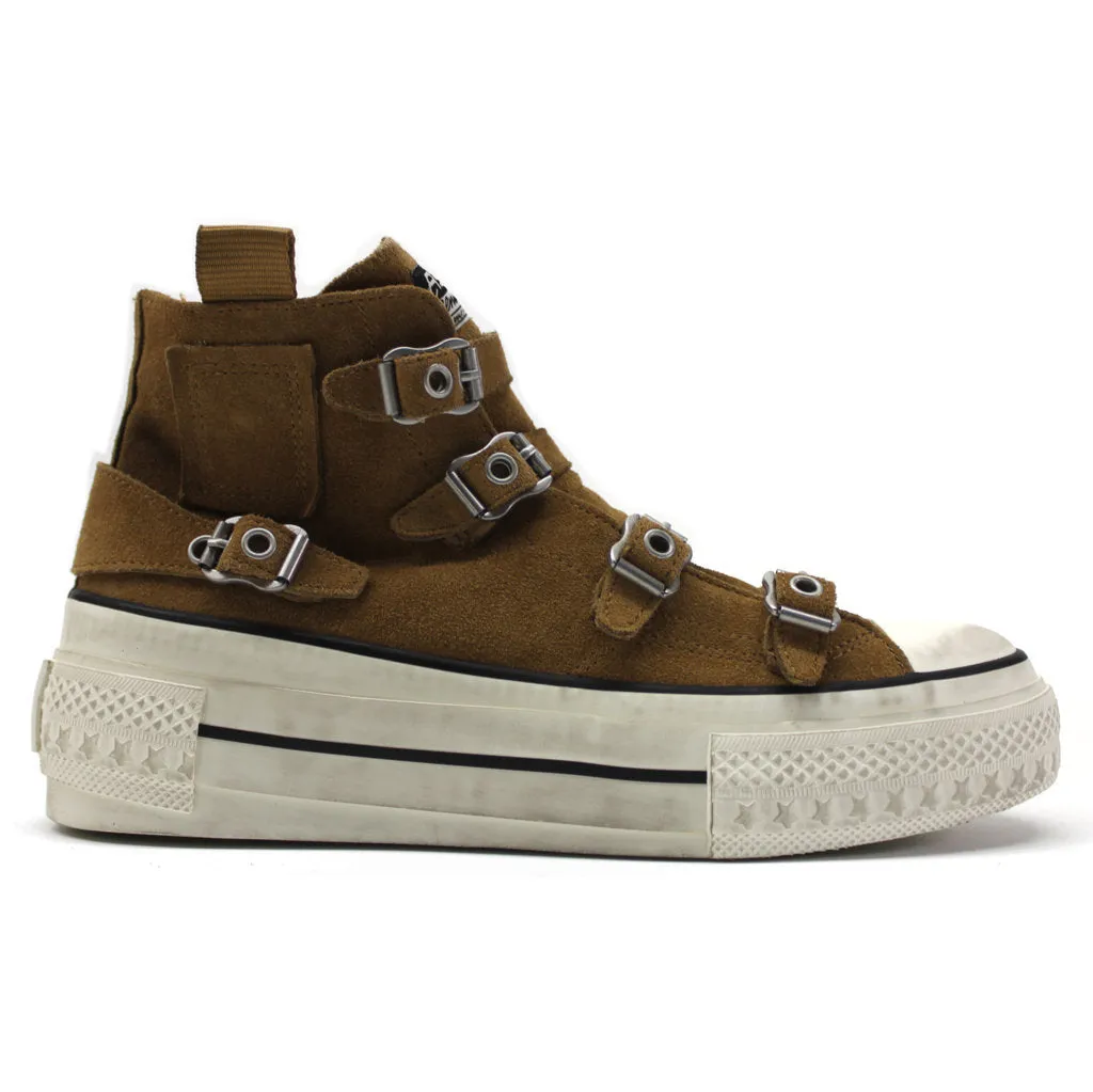 Rainbow Suede Women's High Top Trainers