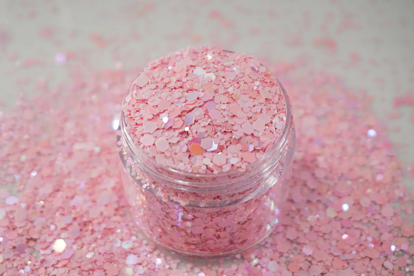 Rose Quartz Chunky Glitter