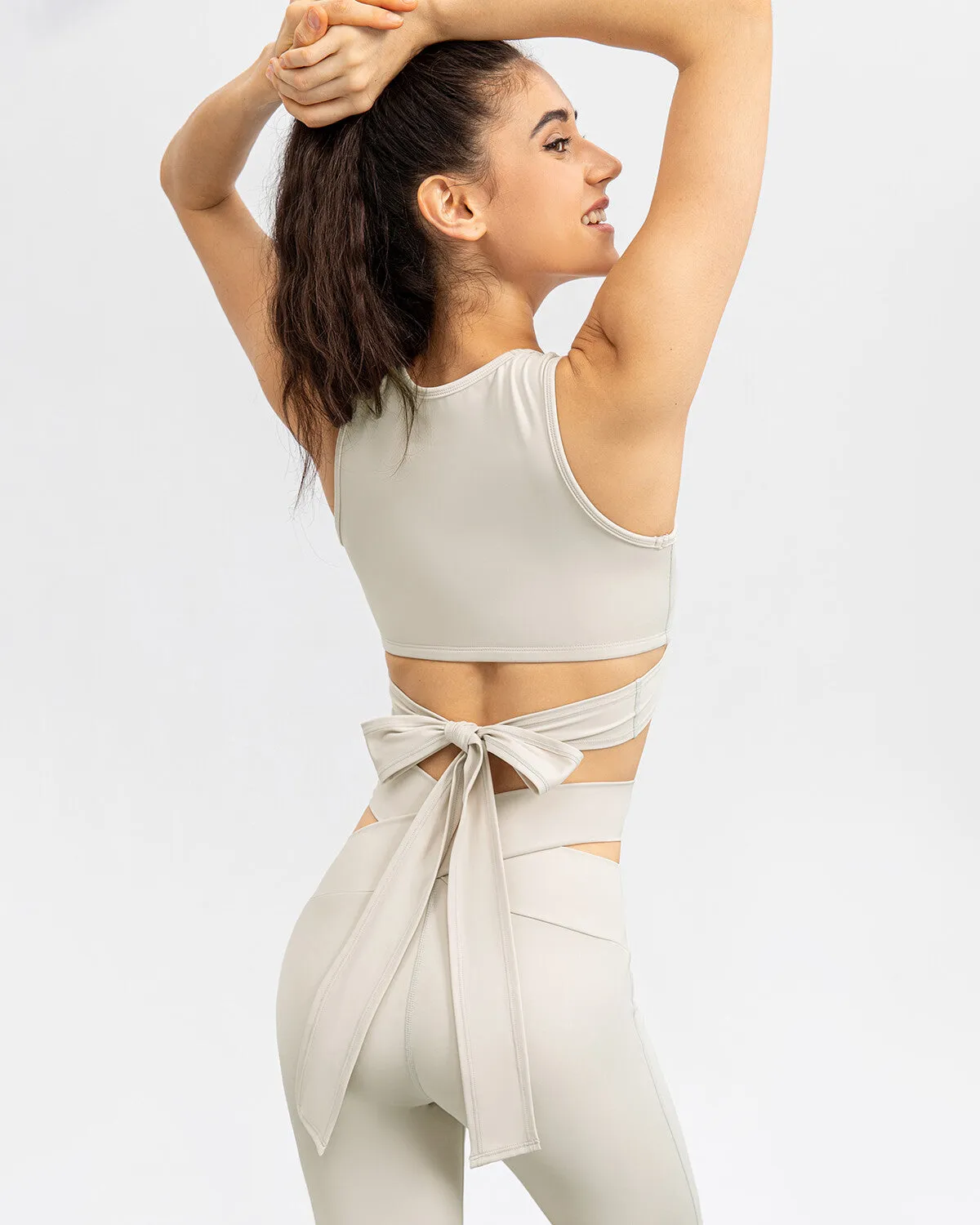 Samantha Sports Bra - White