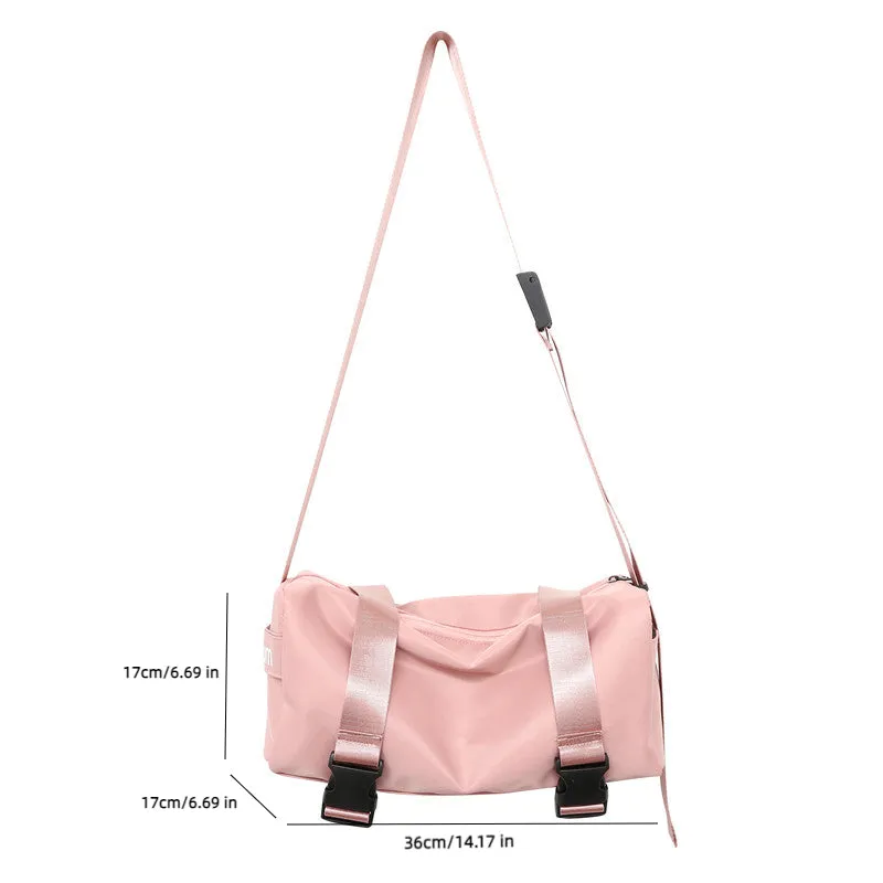 Sohiwoo Lightweight Foldable Gym Bag Portable Travel Storage Shoulder Bag Sports Bag