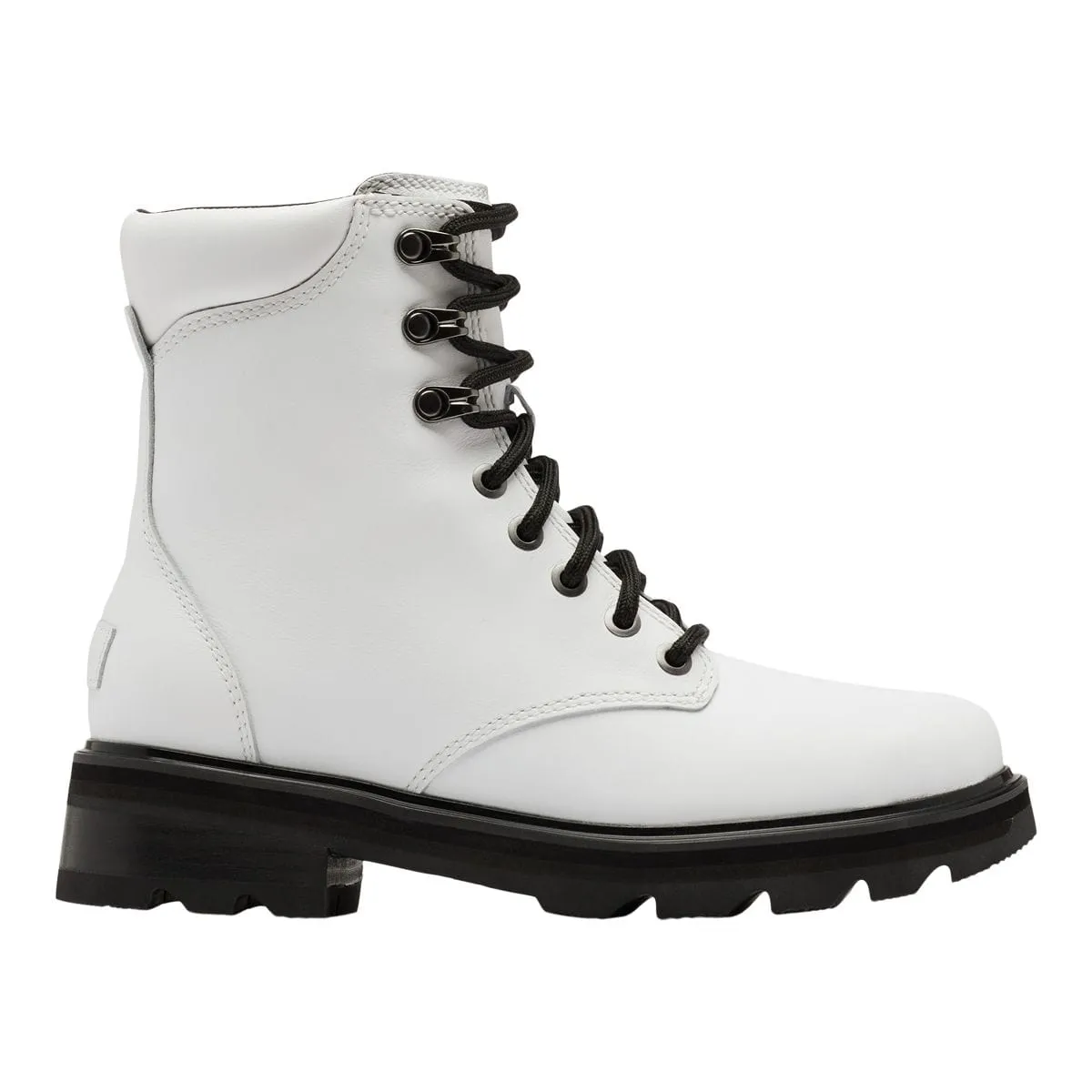 Sorel Womens Lennox Lace Boots - White / Black