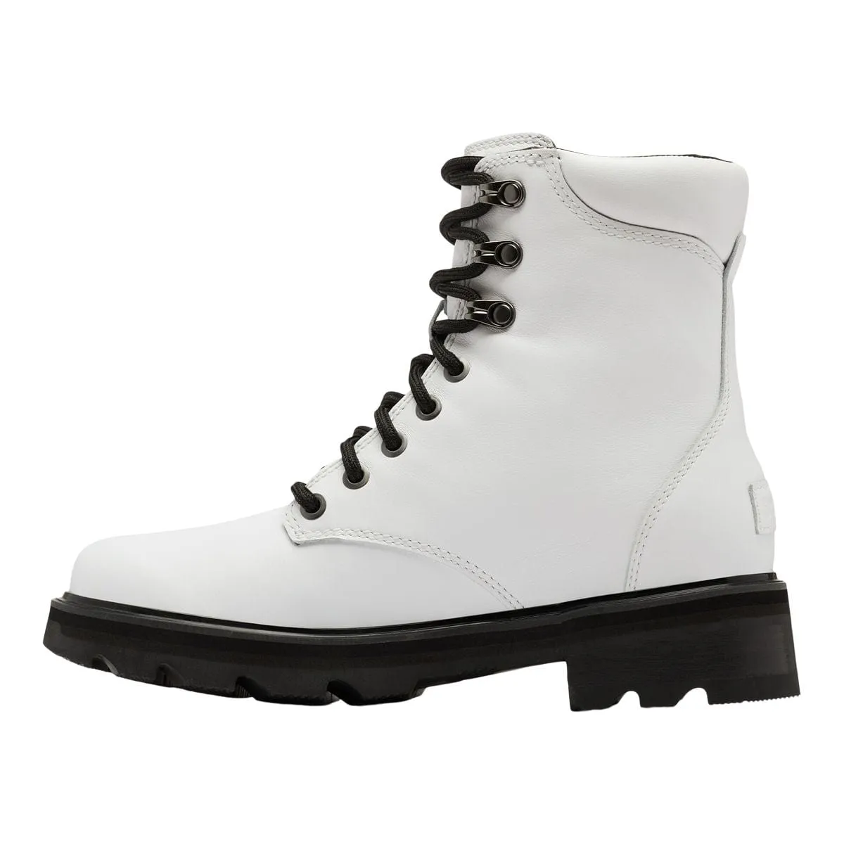 Sorel Womens Lennox Lace Boots - White / Black