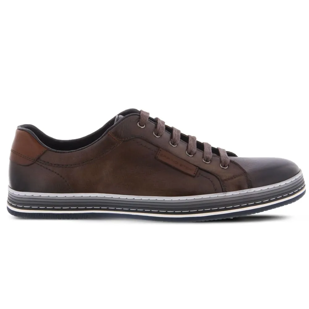 Spring Step Shoes Men's Leather Sneakers