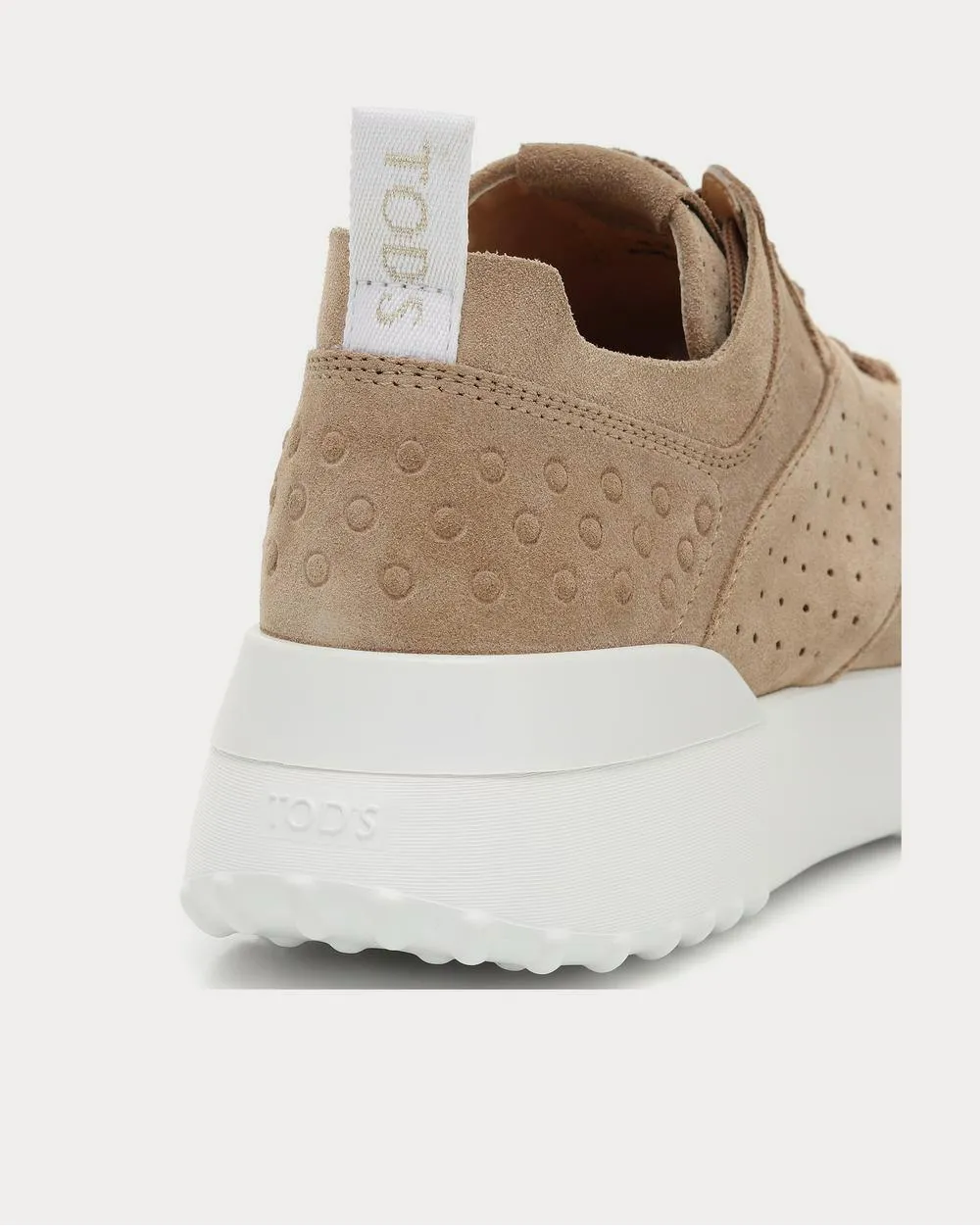 Suede Beige Scuro Low Top Sneakers