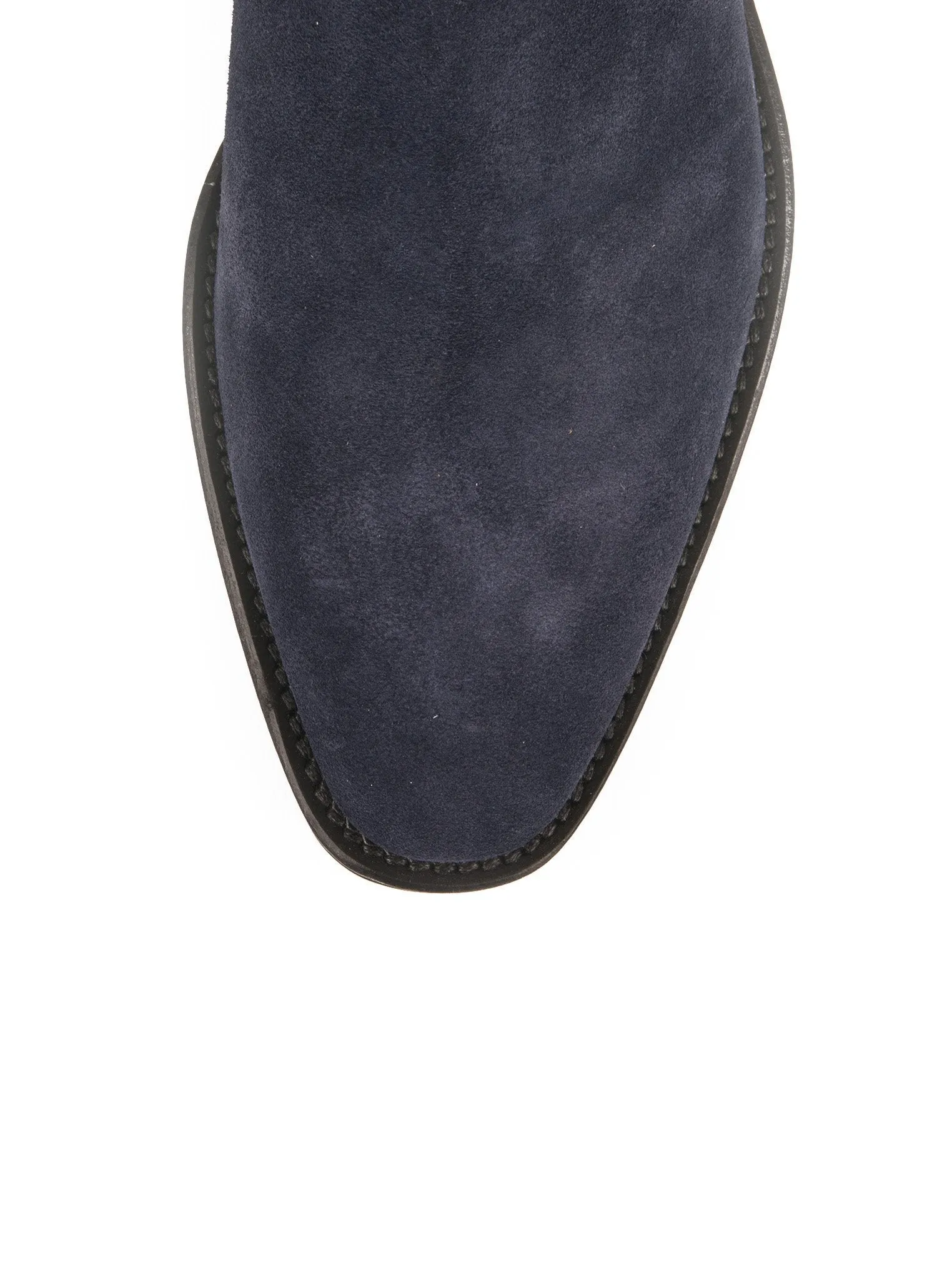 Suede Chelsea Boots - Navy