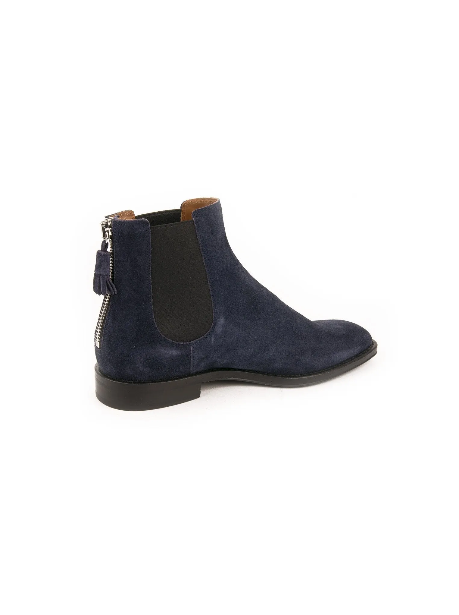 Suede Chelsea Boots - Navy