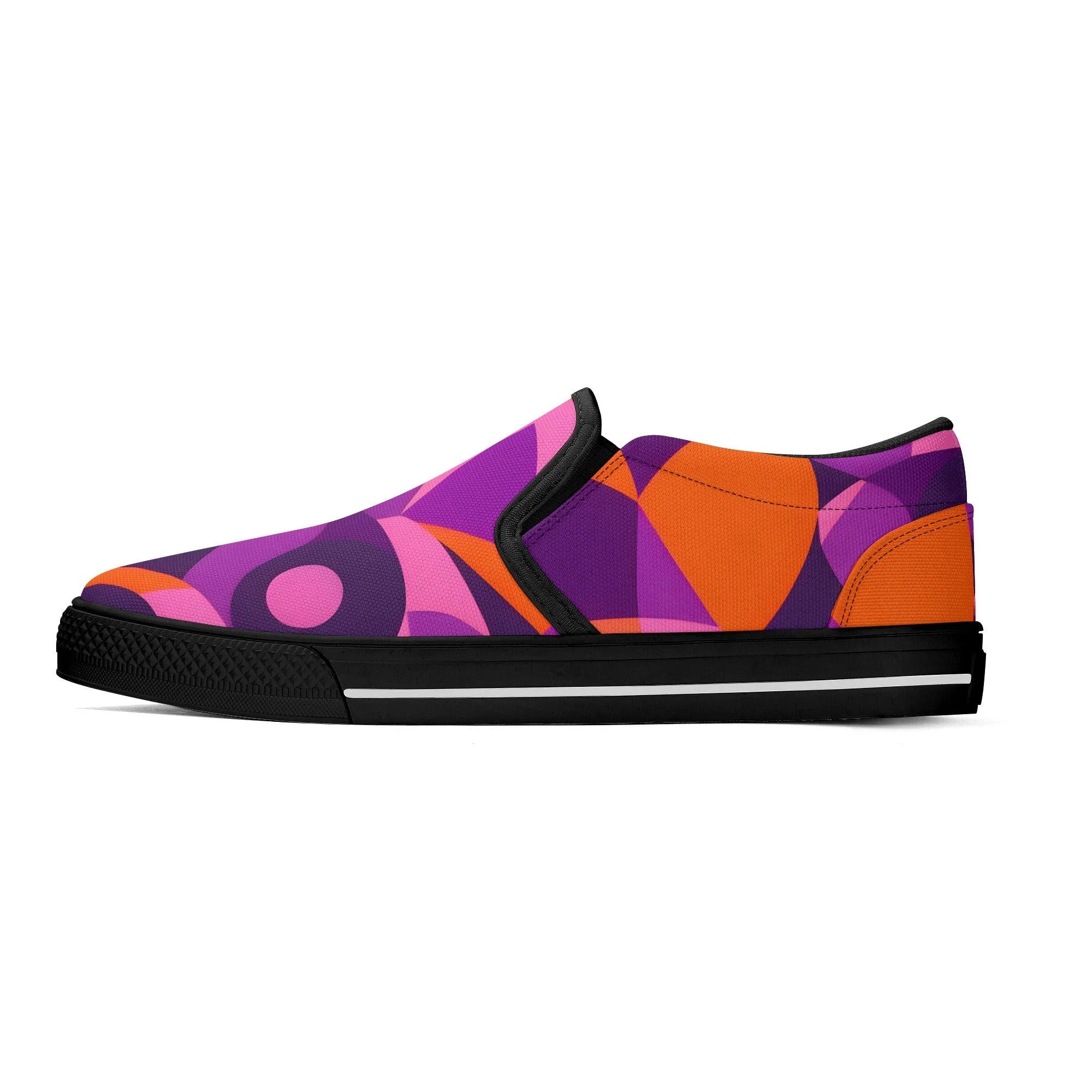Tokyo Canvas Slip On Skater Shoes - Airline Series