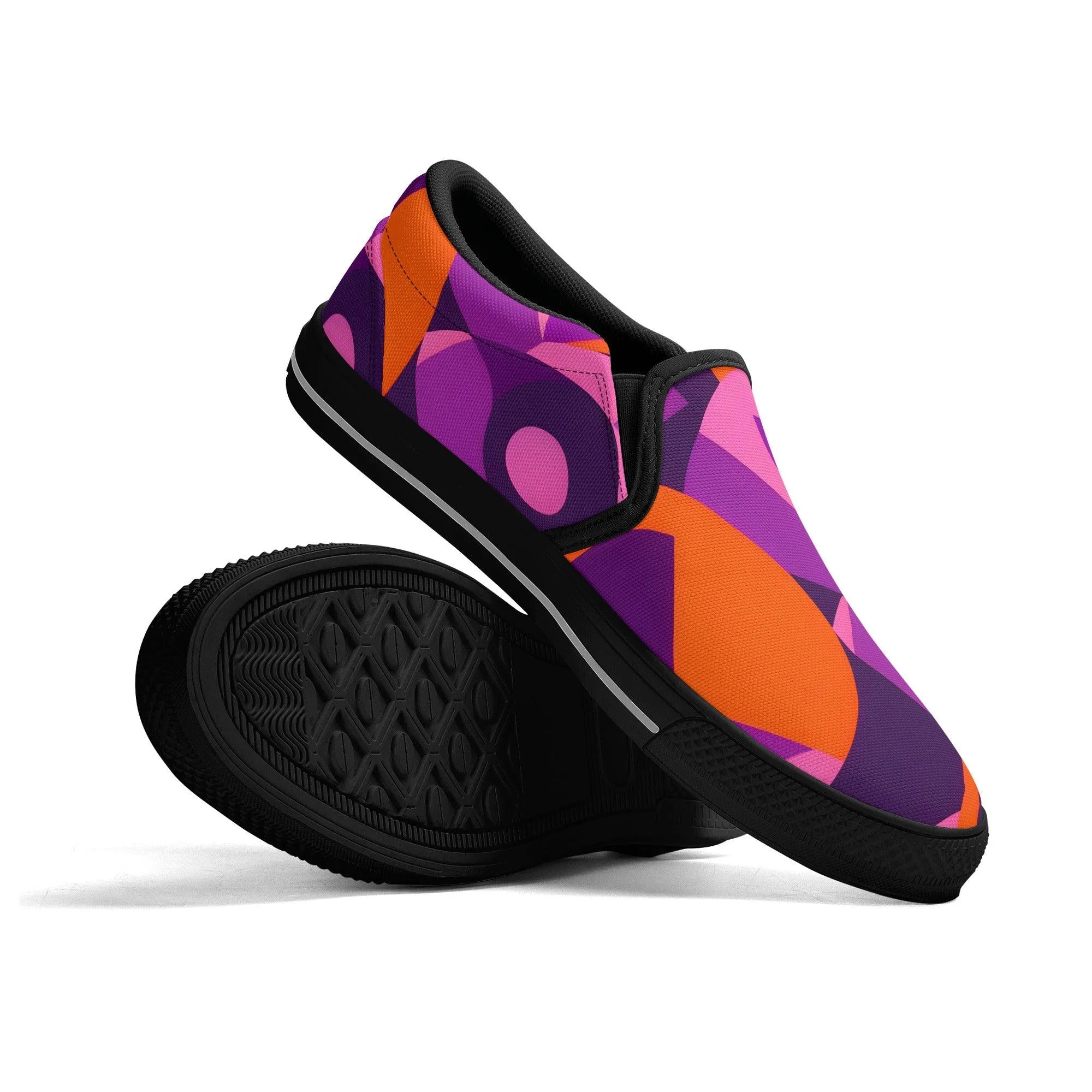 Tokyo Canvas Slip On Skater Shoes - Airline Series