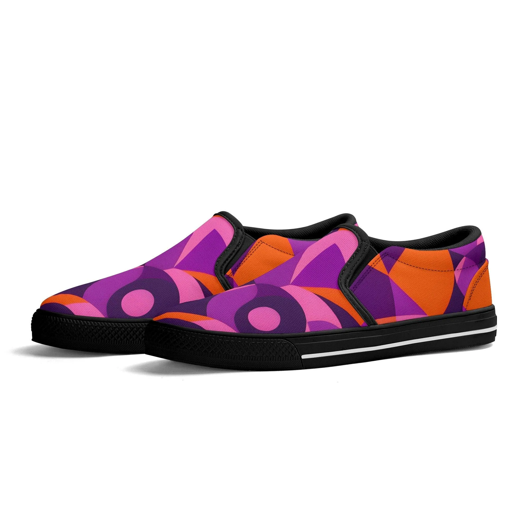 Tokyo Canvas Slip On Skater Shoes - Airline Series