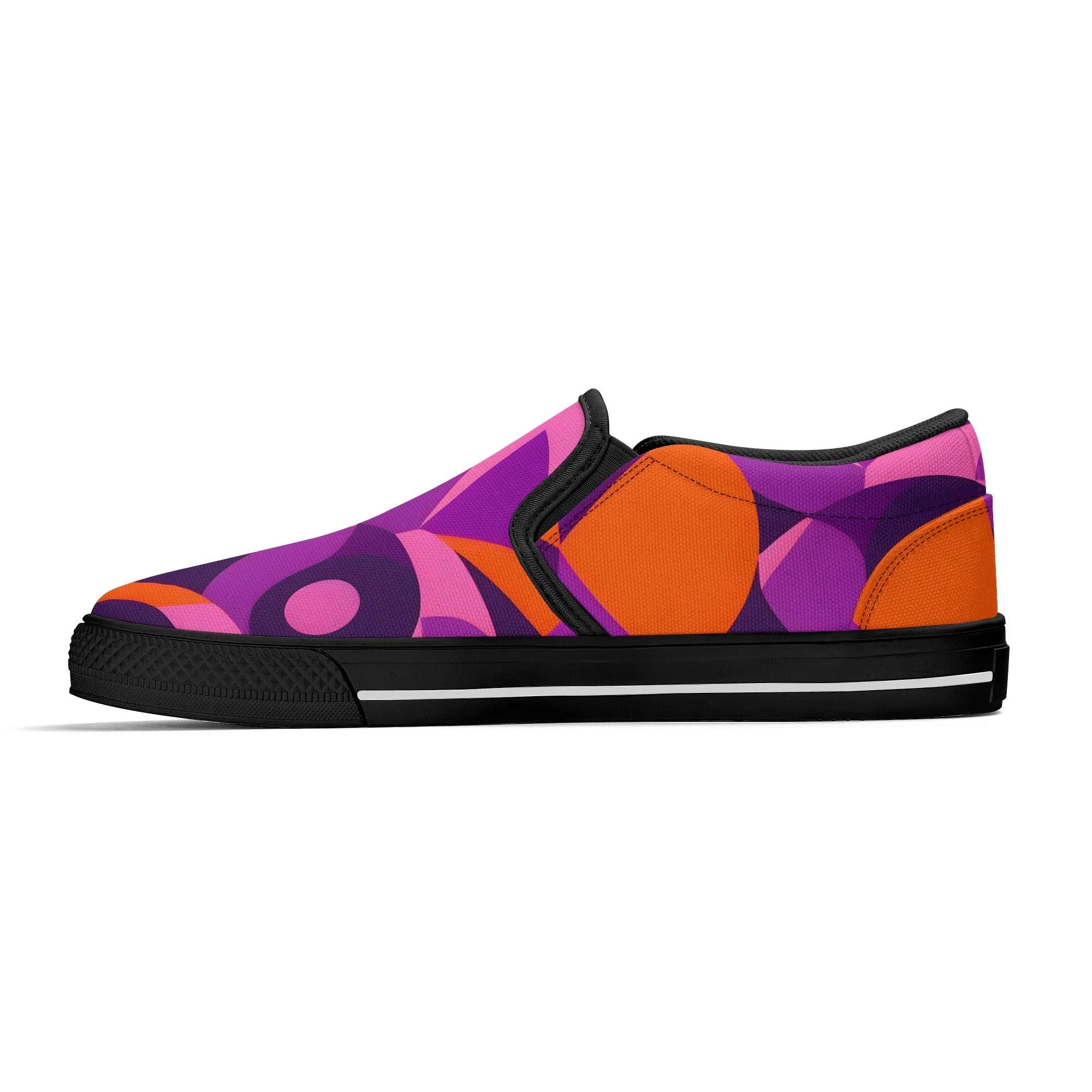 Tokyo Canvas Slip On Skater Shoes - Airline Series