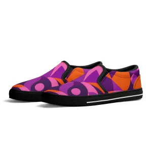 Tokyo Canvas Slip On Skater Shoes - Airline Series