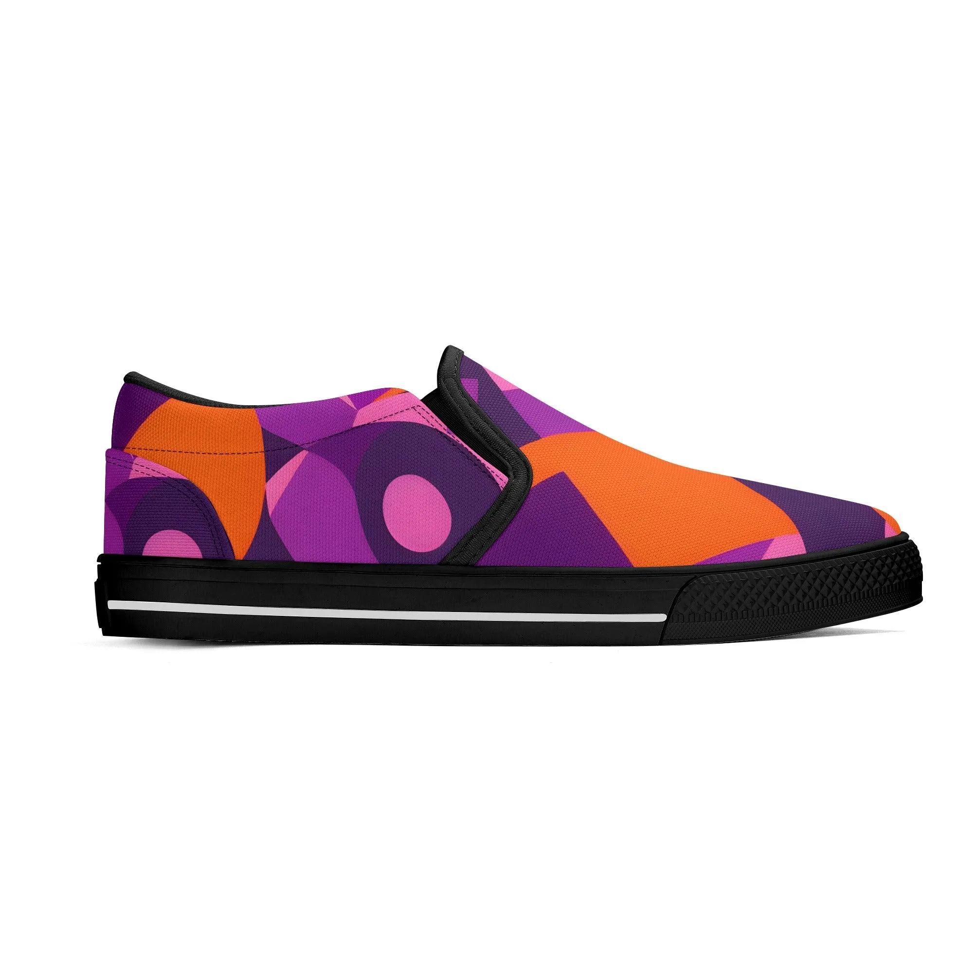 Tokyo Canvas Slip On Skater Shoes - Airline Series