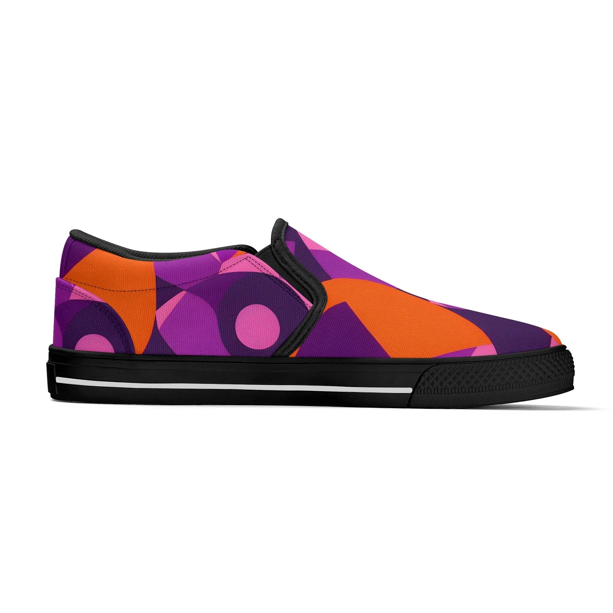 Tokyo Canvas Slip On Skater Shoes - Airline Series