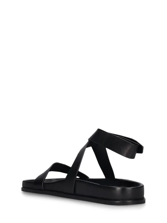 Toteme   20mm The Leather chunky sandals 