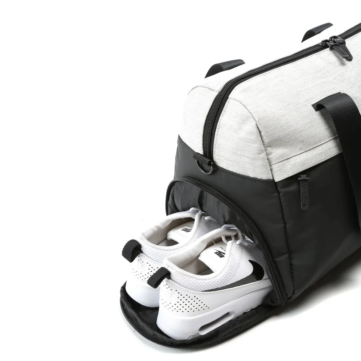TRAINER DUFFLE - HEATHER GREY