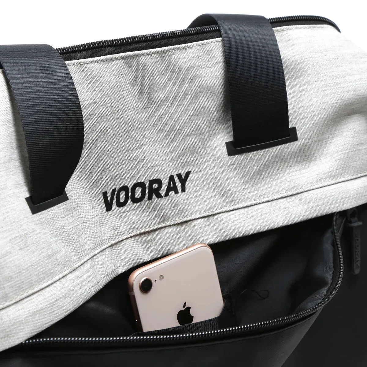 TRAINER DUFFLE - HEATHER GREY