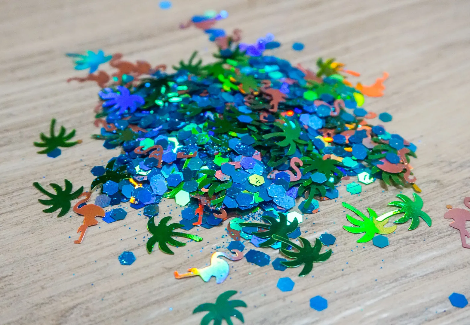 Tropical Oasis Chunky Glitter Blend